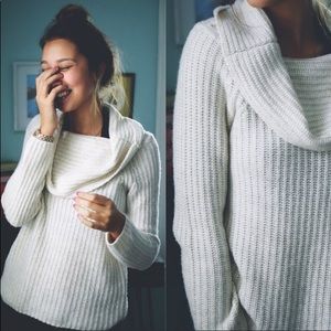 White House Black Market Cowl Neck Knit Sweater